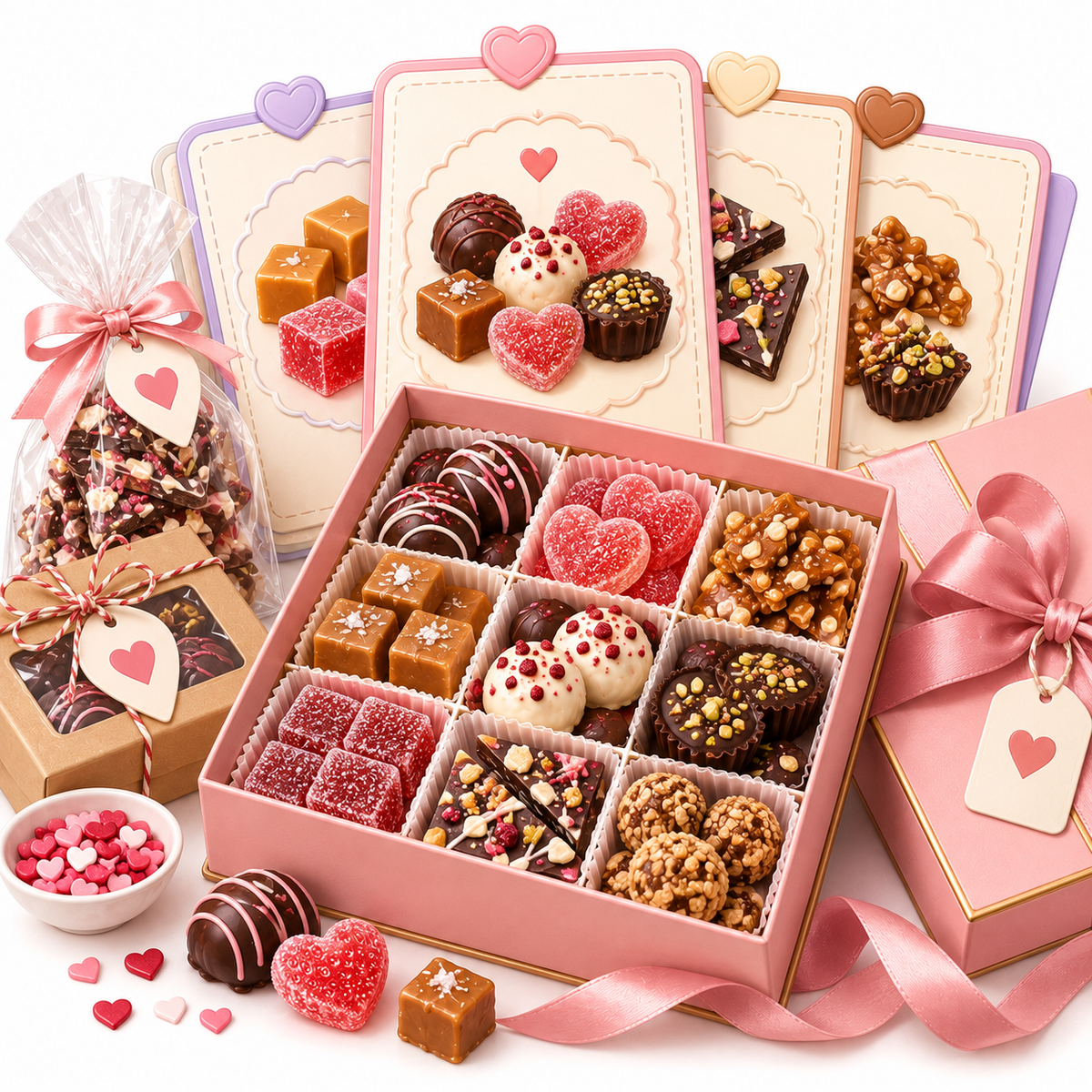 Homemade Candy Gift Box Recipe Collection