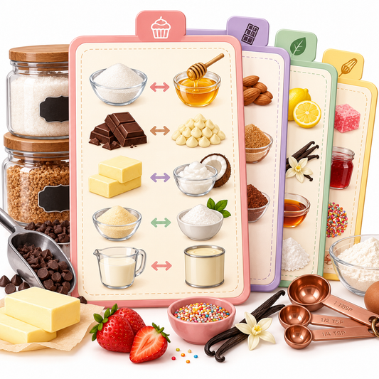 Candy Ingredient Substitution Cheat Sheets